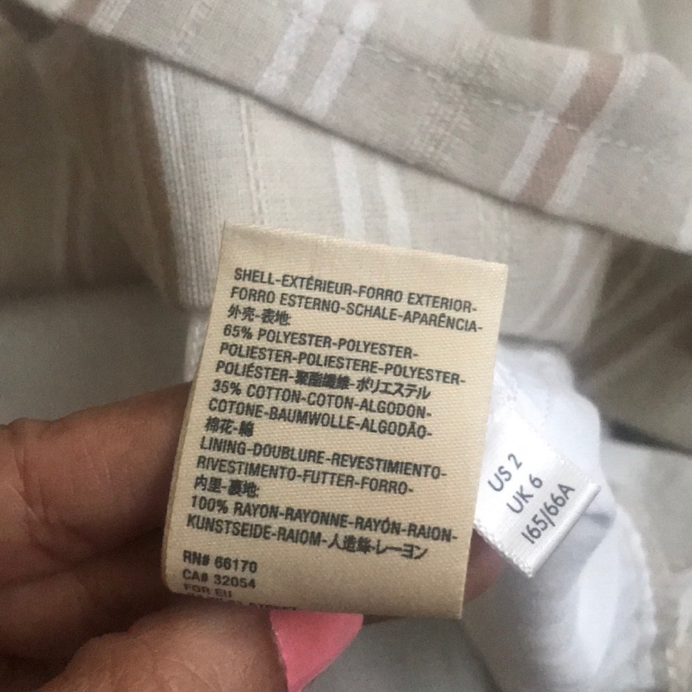 Anthropologie khaki/neutral midi skirt - Picture 6 of 7